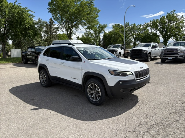 Bright White 2022 Jeep Cherokee Trailhawk 4WD SUV / Crossover Four-Wheel Drive Automatic