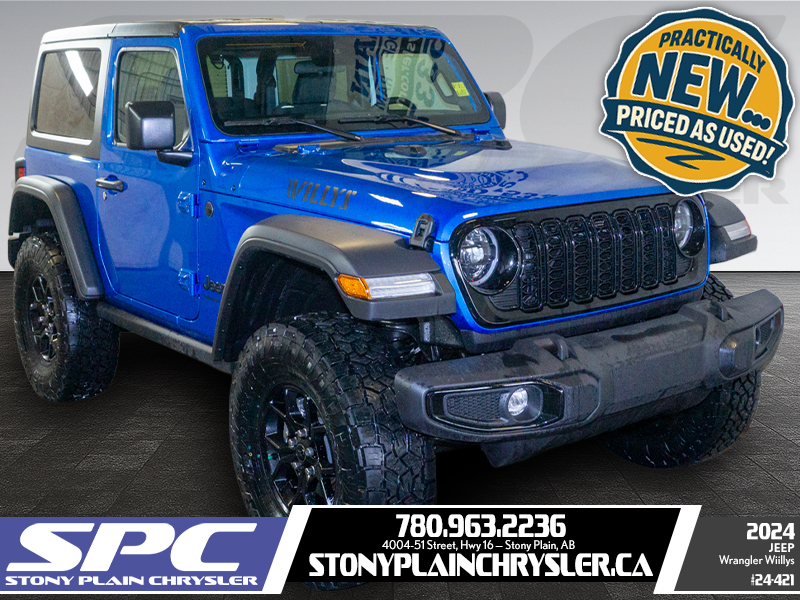 2024 JEEP WRANGLER WILLYS at Stony Plain Chrysler Stony Plain Alberta (Image 1/25)