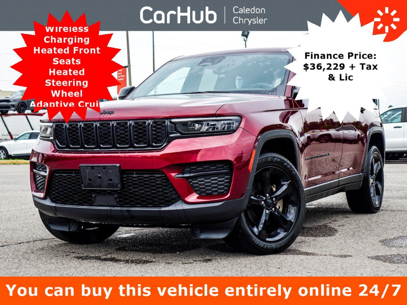 Red 2024 Jeep Grand Cherokee SUV / Crossover Four-Wheel Drive Automatic