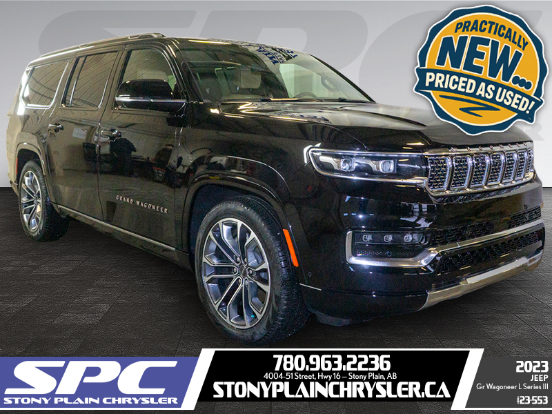 2023 JEEP GRAND WAGONEER SERIES III at Stony Plain Chrysler Stony Plain Alberta (Collage Image 1/29)