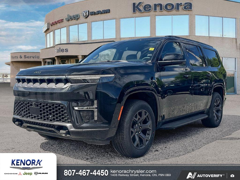 High Gloss Black 2026 Jeep Grand Wagoneer Limited Altitude 4WD SUV / Crossover Four-Wheel Drive 8-Speed Automatic