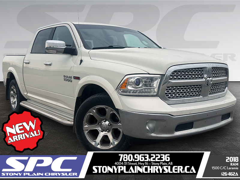 White 2018 RAM 1500 Pickup Truck Four-Wheel Drive Automatic