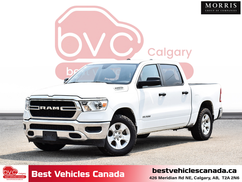 Bright White 2019 RAM 1500 Pickup Truck Four-Wheel Drive Automatic