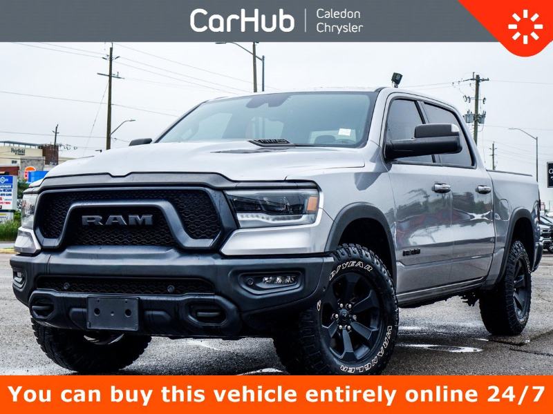 Silver 2022 RAM 1500 Pickup Truck Four-Wheel Drive Automatic