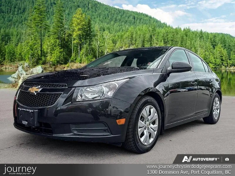 Black 2014 Chevrolet Cruze Sedan Front-Wheel Drive Automatic