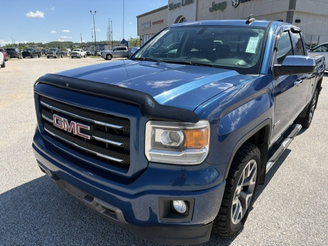 Blue 2015 GMC Sierra 1500 Pickup Truck Four-Wheel Drive Automatic