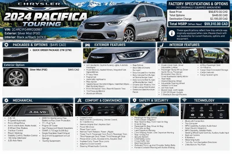 2024 CHRYSLER Pacifica angle 3