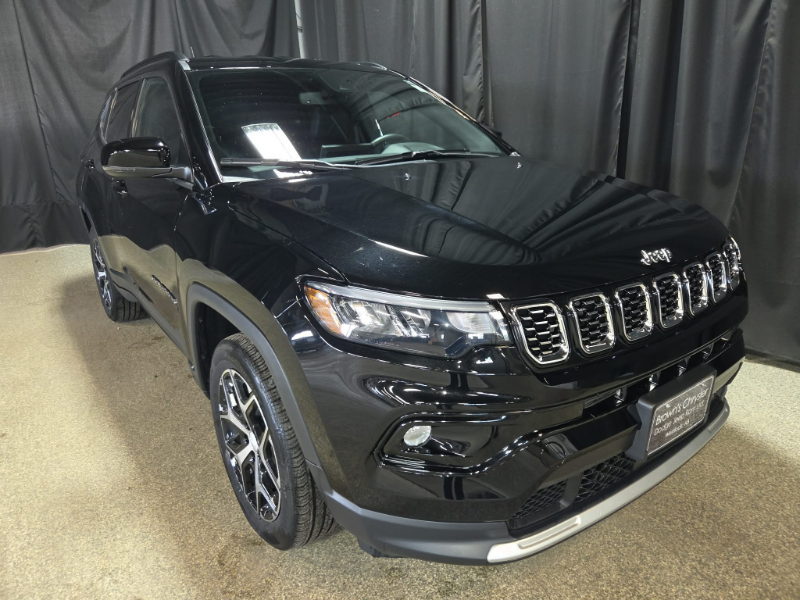 Black 2024 Jeep Compass SUV / Crossover Four-Wheel Drive Automatic