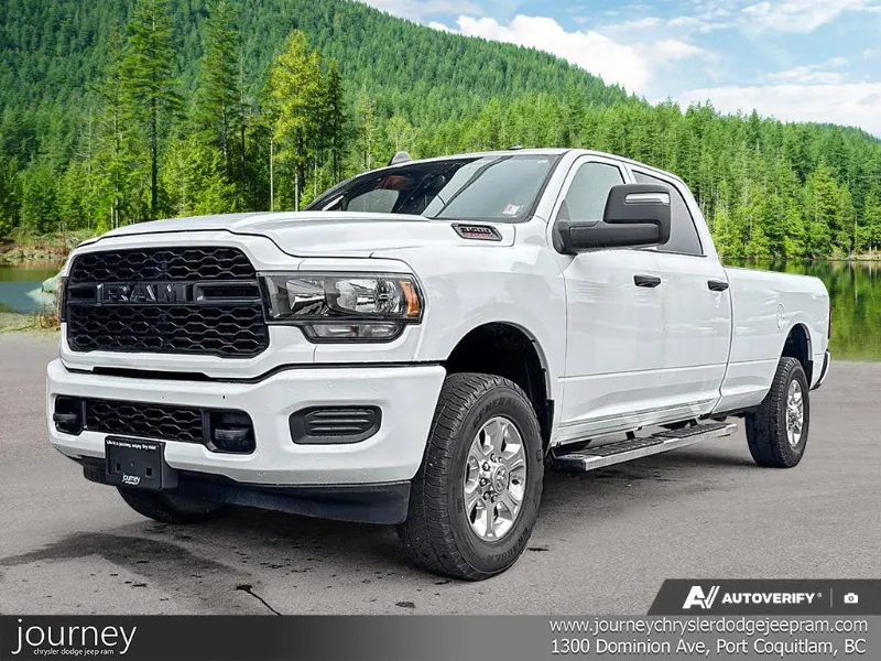Bright White 2023 RAM 3500 Pickup Truck Four-Wheel Drive Automatic