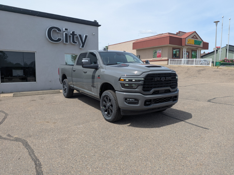 Gray (Ceramic Grey Clear Coat) 2026 RAM 2500 Laramie Crew Cab 4WD Pickup Truck Four-Wheel Drive 8-Speed Automatic