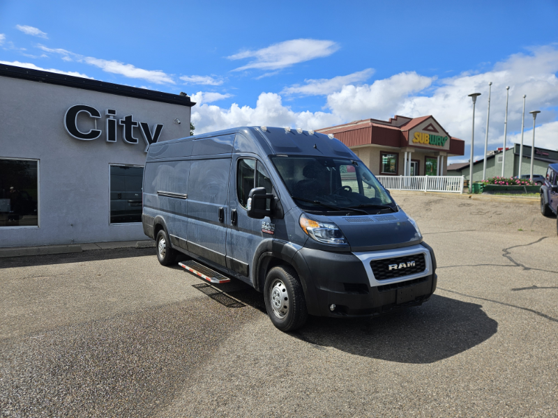 Gray 2021 RAM ProMaster 3500 159 High Roof Extended Cargo Van FWD Van Front-Wheel Drive 6-Speed Automatic