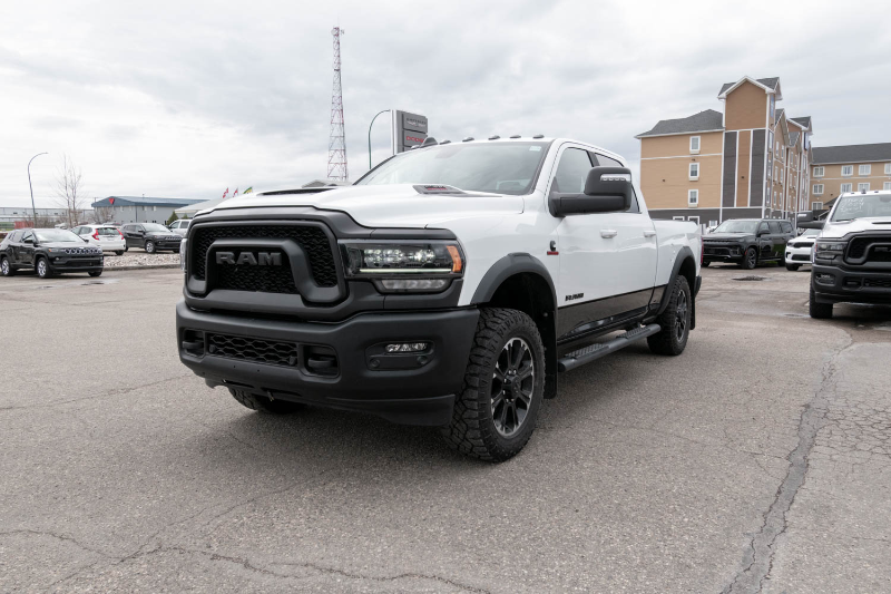 Bright White 2024 RAM 2500 Pickup Truck Four-Wheel Drive Automatic