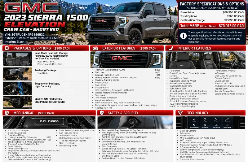 2023 GMC Sierra 1500 angle 3