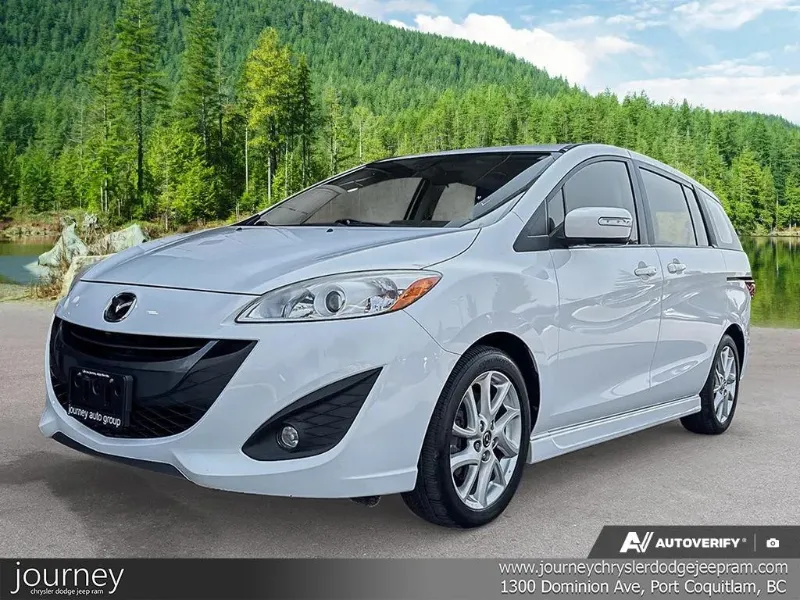 White 2013 Mazda MAZDA5 Minivan