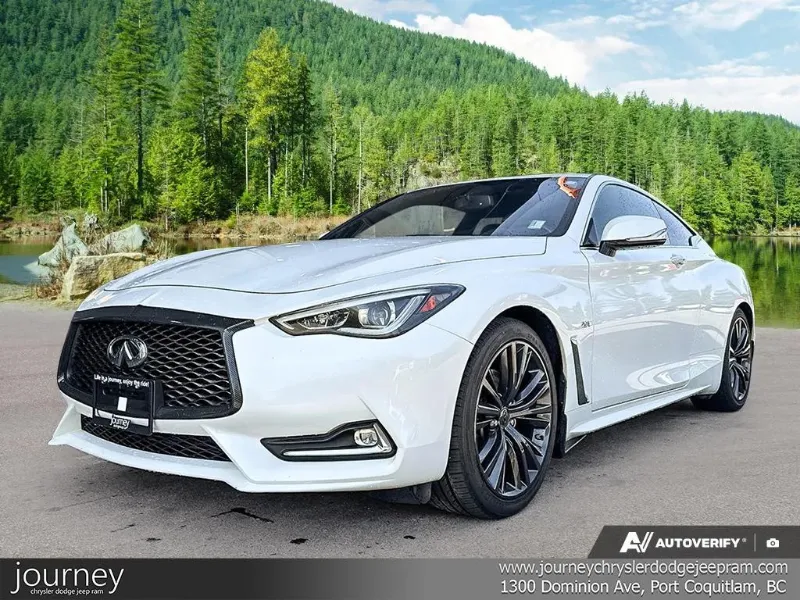 White 2017 INFINITI Q60 Coupe All-Wheel Drive Automatic
