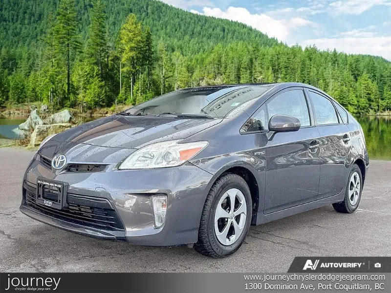 Black 2015 Toyota Prius Hatchback Continuously Variable Transmission