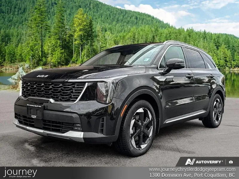 Black 2025 Kia Sorento Hybrid SUV / Crossover All-Wheel Drive Automatic