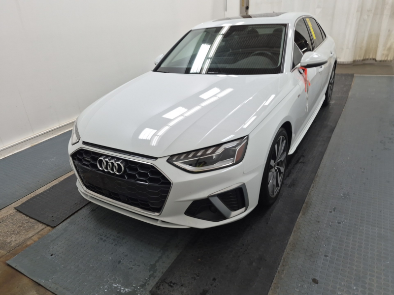 Glacier White Metallic 2024 Audi A4 Sedan All-Wheel Drive Automatic